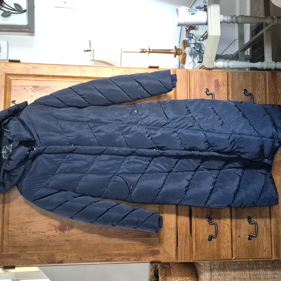 Steve Madden Long Maxi Puffer Jacket Coat Medium - Picture 2 of 6